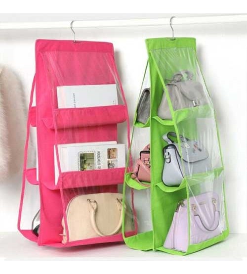 3 Layer Handbag Organizer For Closet